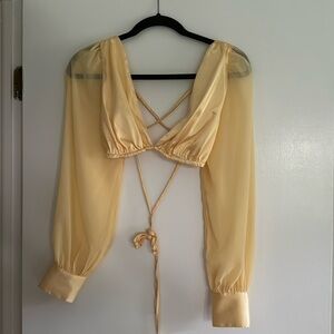 Danielle Bernstein WWW Backless Crop